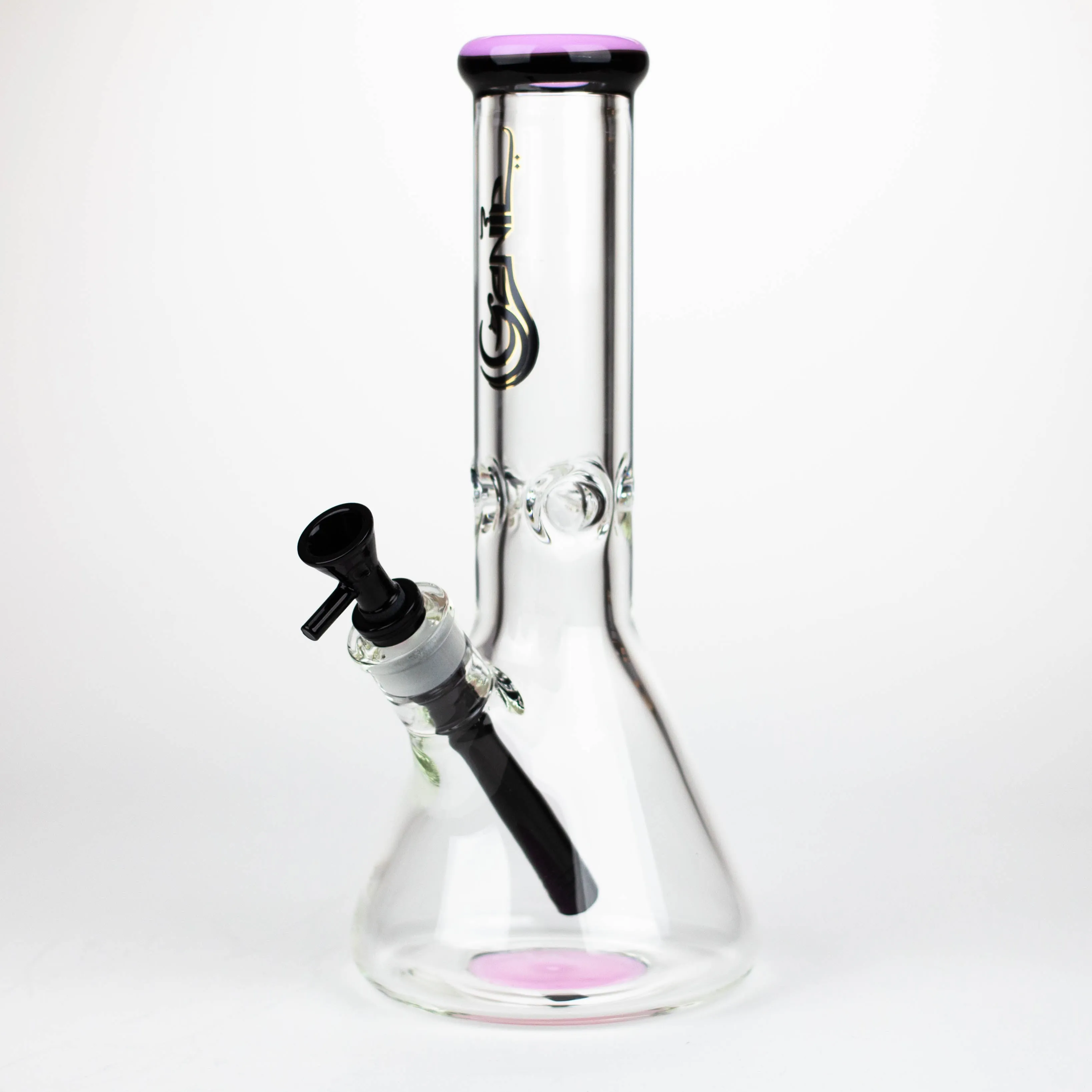 12" Classic beaker glass water bong