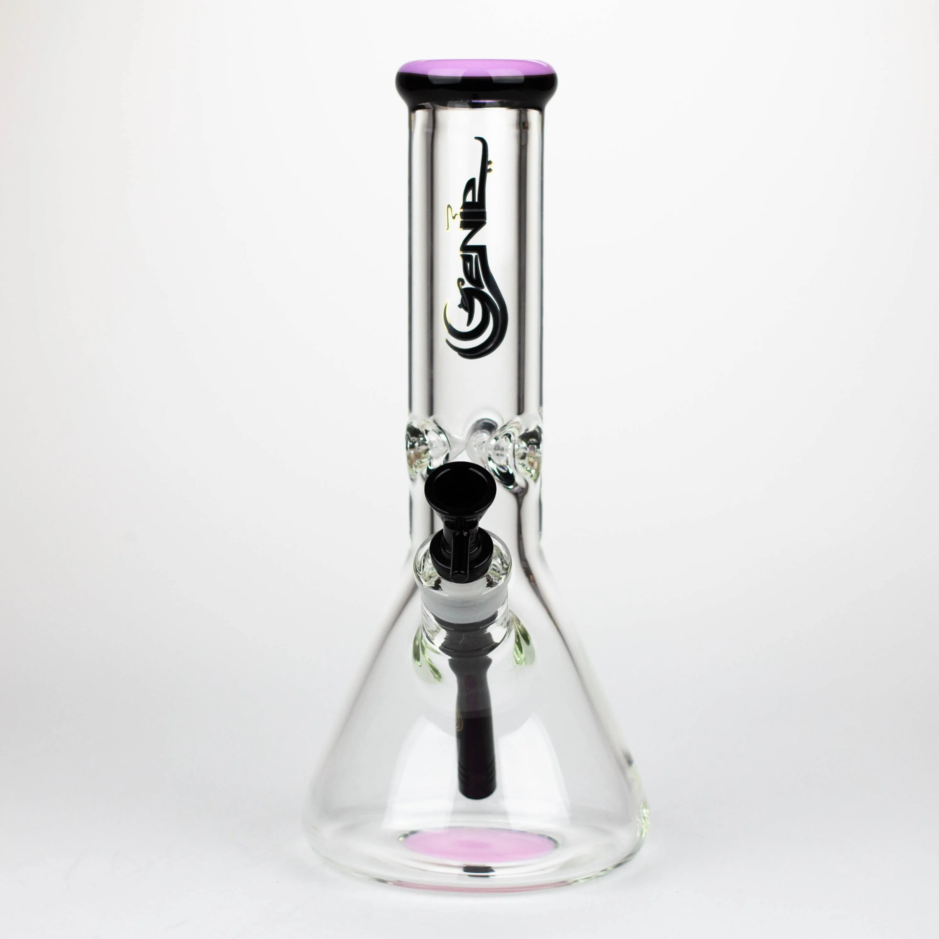 12" Classic beaker glass water bong