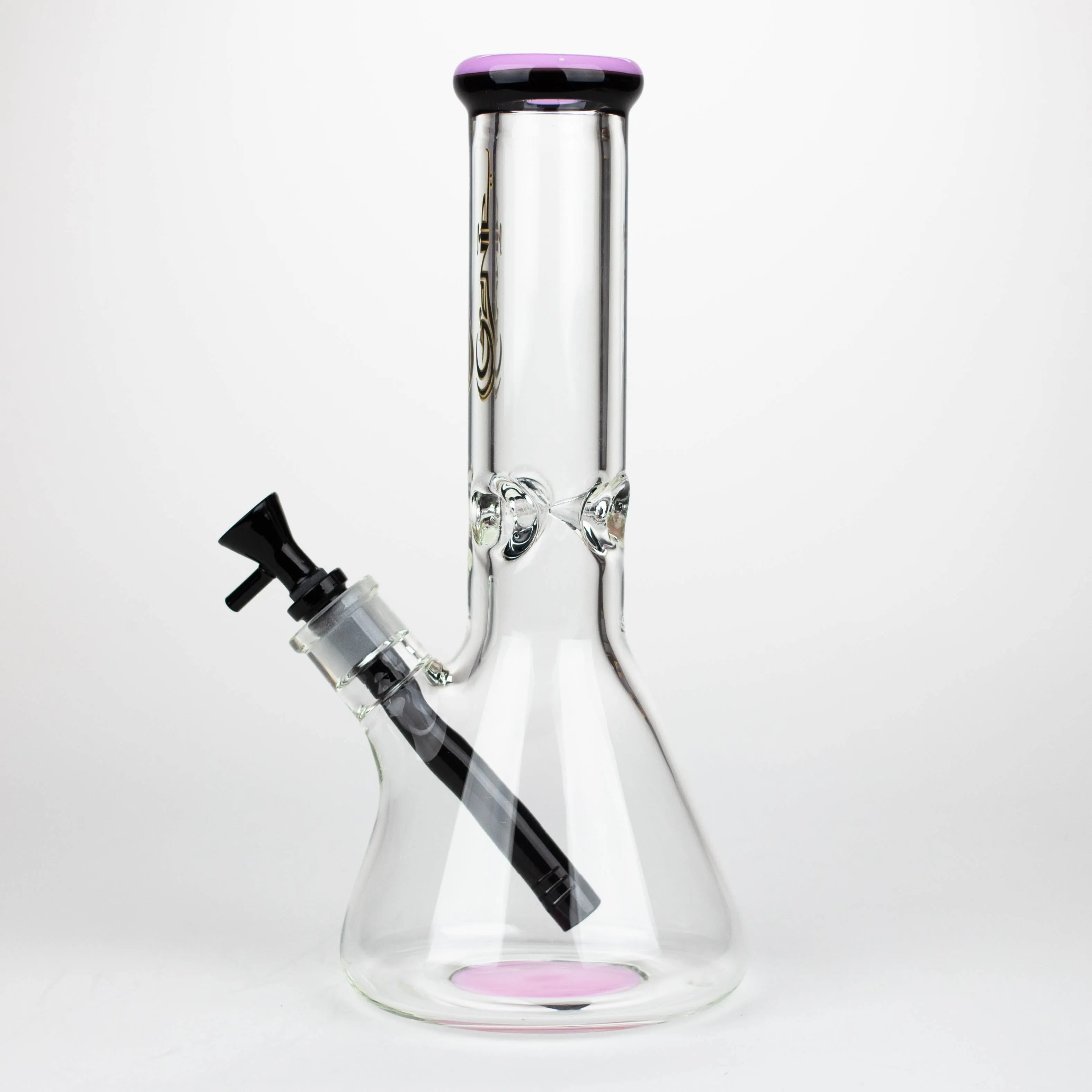 12" Classic beaker glass water bong