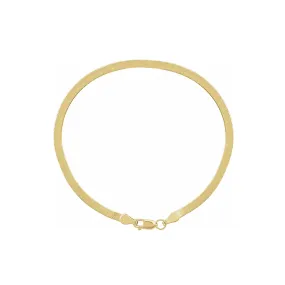 14k Herringbone Bracelet