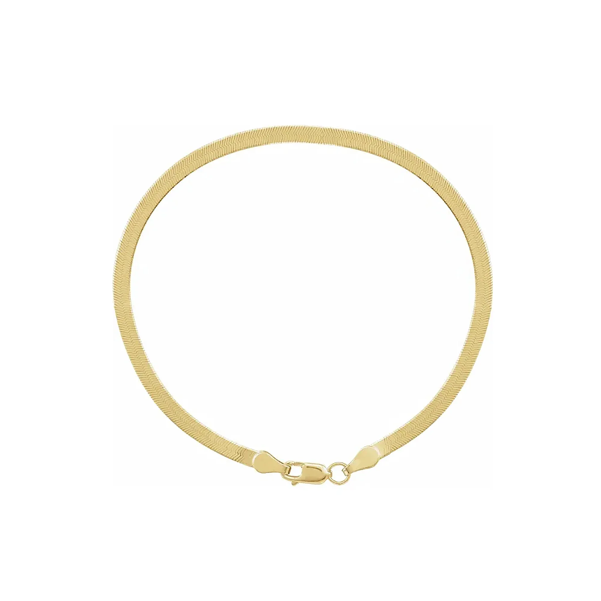 14k Herringbone Bracelet