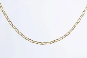 20" 18k Yellow Gold Link Chain (17.37g.)