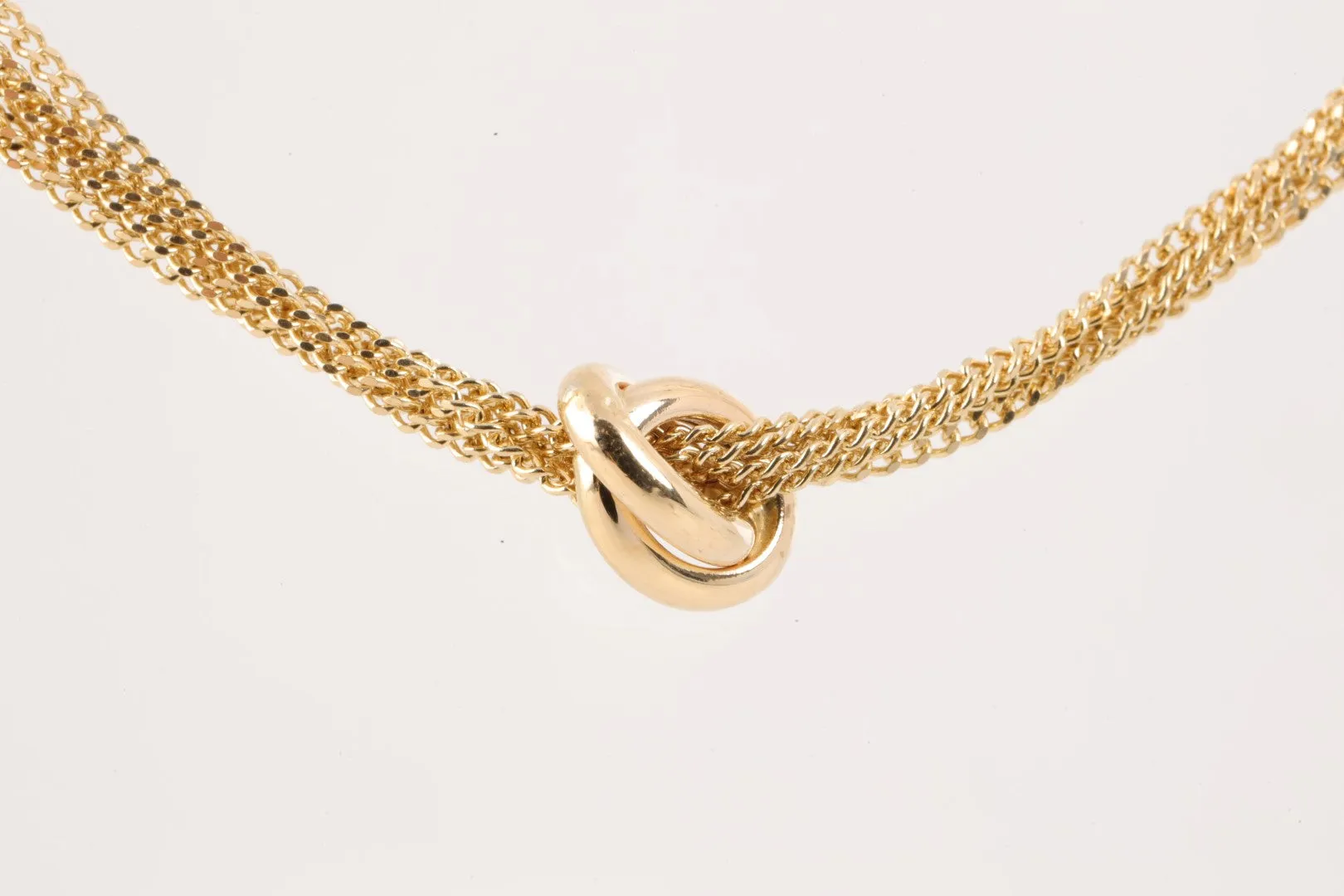 29" 14k Yellow Gold Multi-Strand Knot Curb Chain (22.33g.)