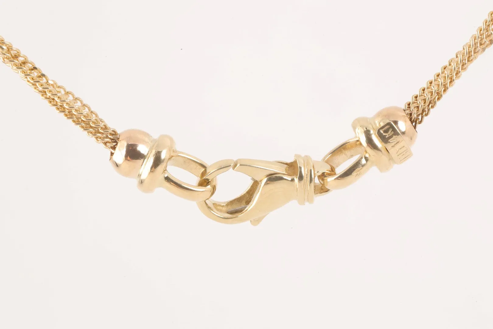 29" 14k Yellow Gold Multi-Strand Knot Curb Chain (22.33g.)