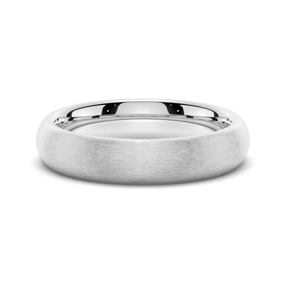 6mm Classic Matte Finish Men's Wedding Band