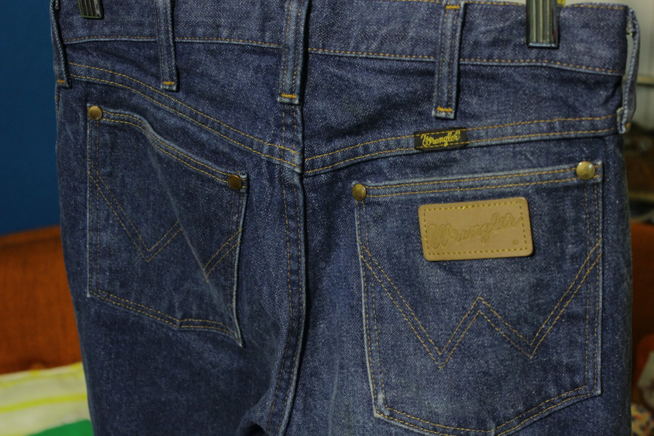 80s Wrangler Jeans Like New Denim Made in USA 13MWZ Cowboy Cut