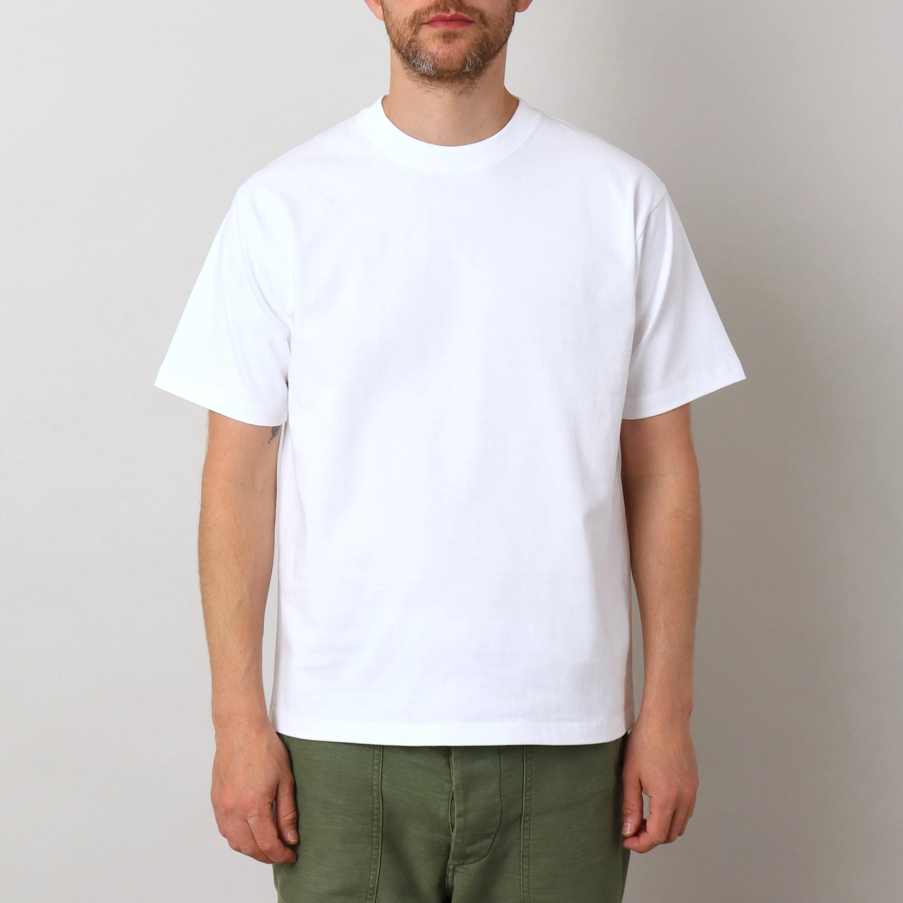 8oz USA Cotton T-Shirt - White