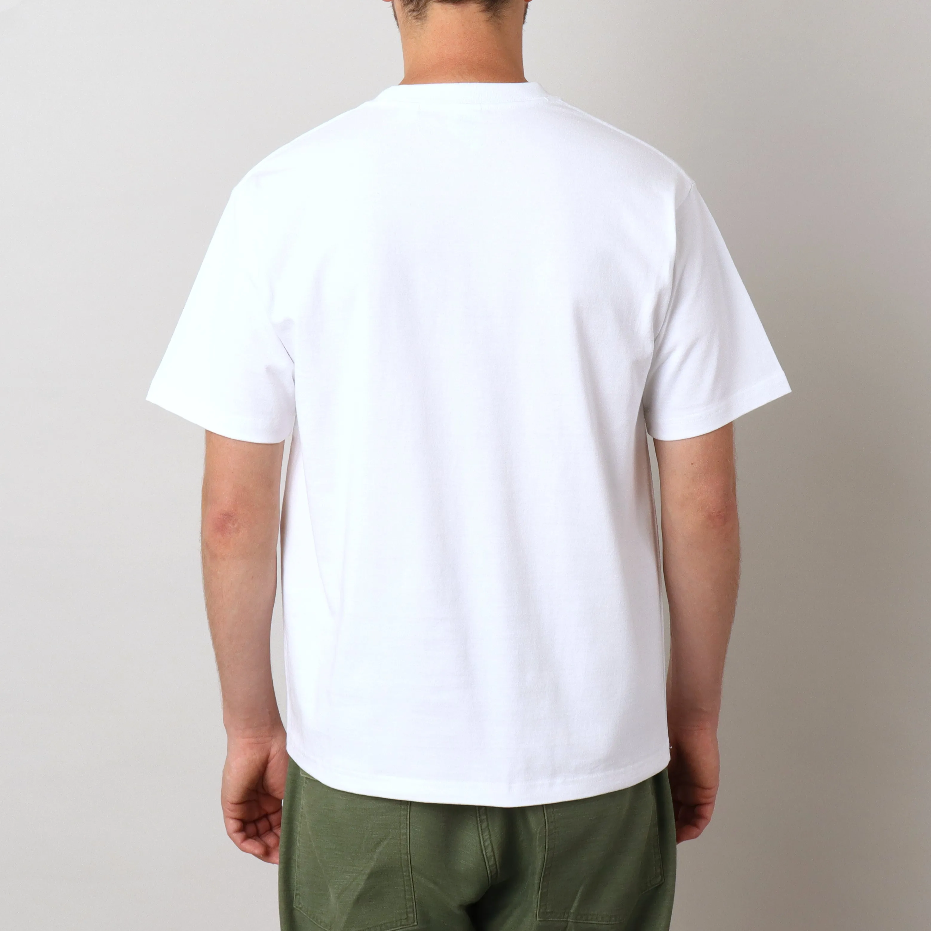 8oz USA Cotton T-Shirt - White