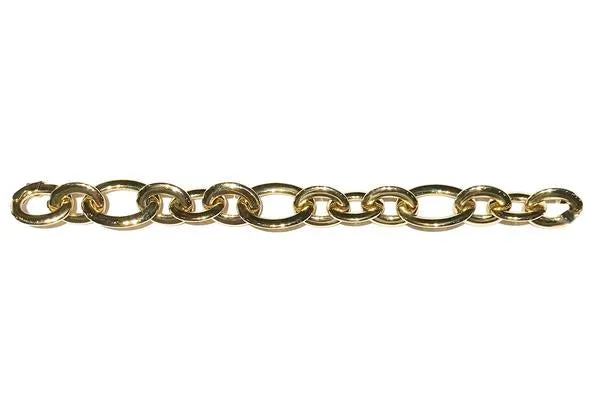 AFJ Gold Collection - Classic Oval Link Bracelet, 18k Yellow Gold