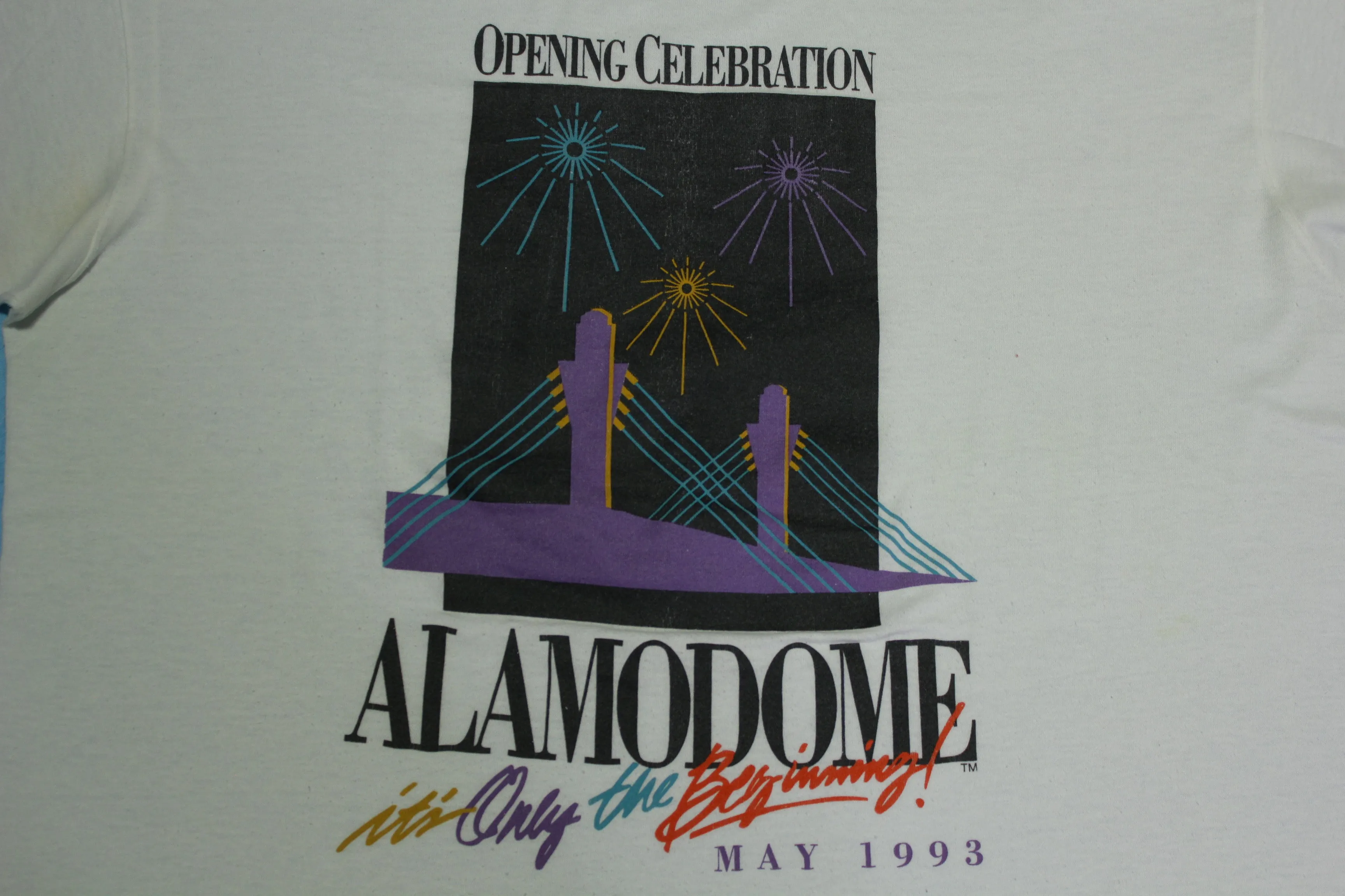 Alamodome Opening Celebration Vintage 90's 1993 San Antonio Texas T-Shirt