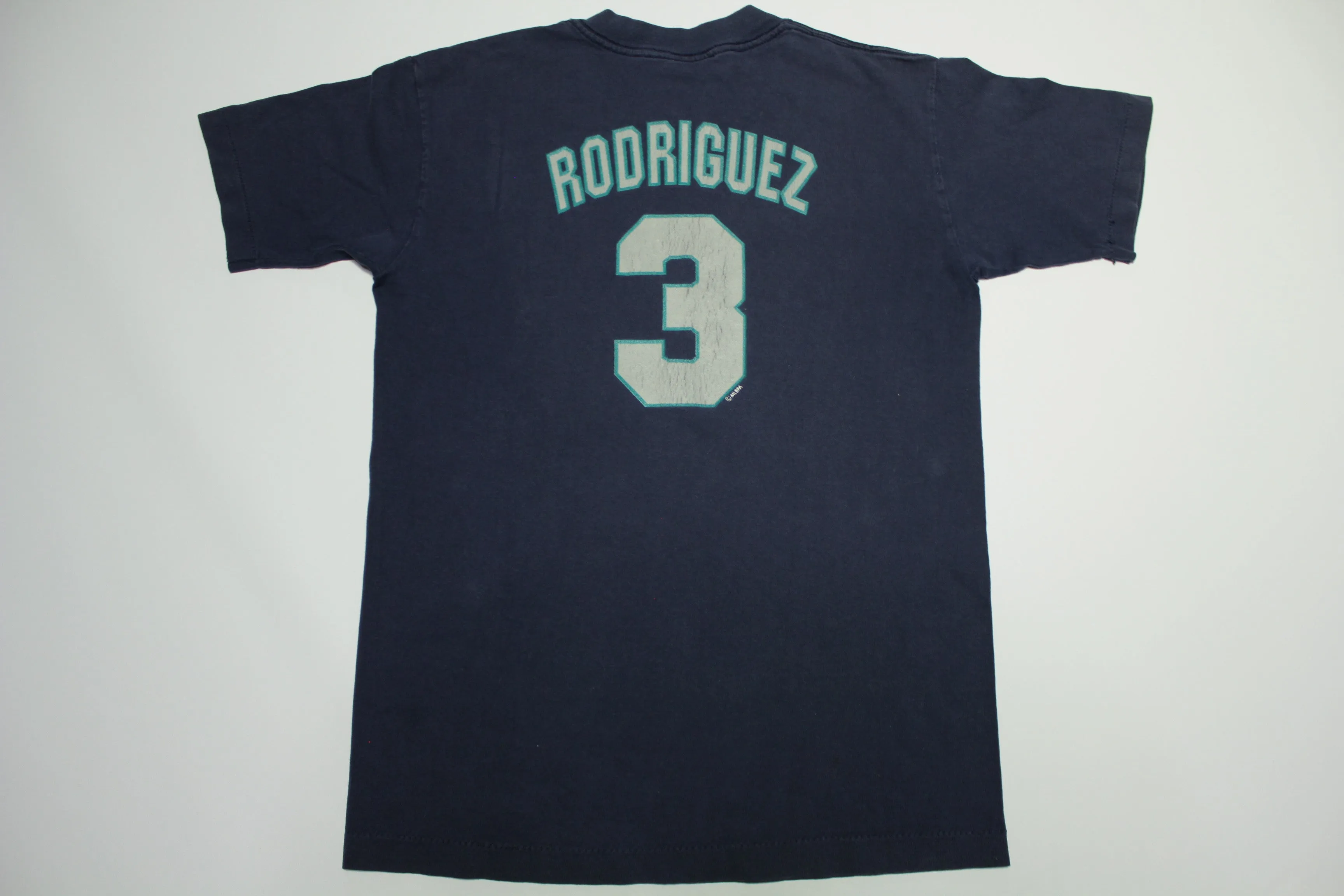 Alex Rodriguez Vintage 90's #3 Seattle Mariners Single Stitch Majestic Made in USA T-Shirt