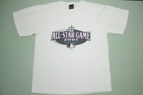 All Star Game 2001 Seattle Vintage Official Promo T-Shirt