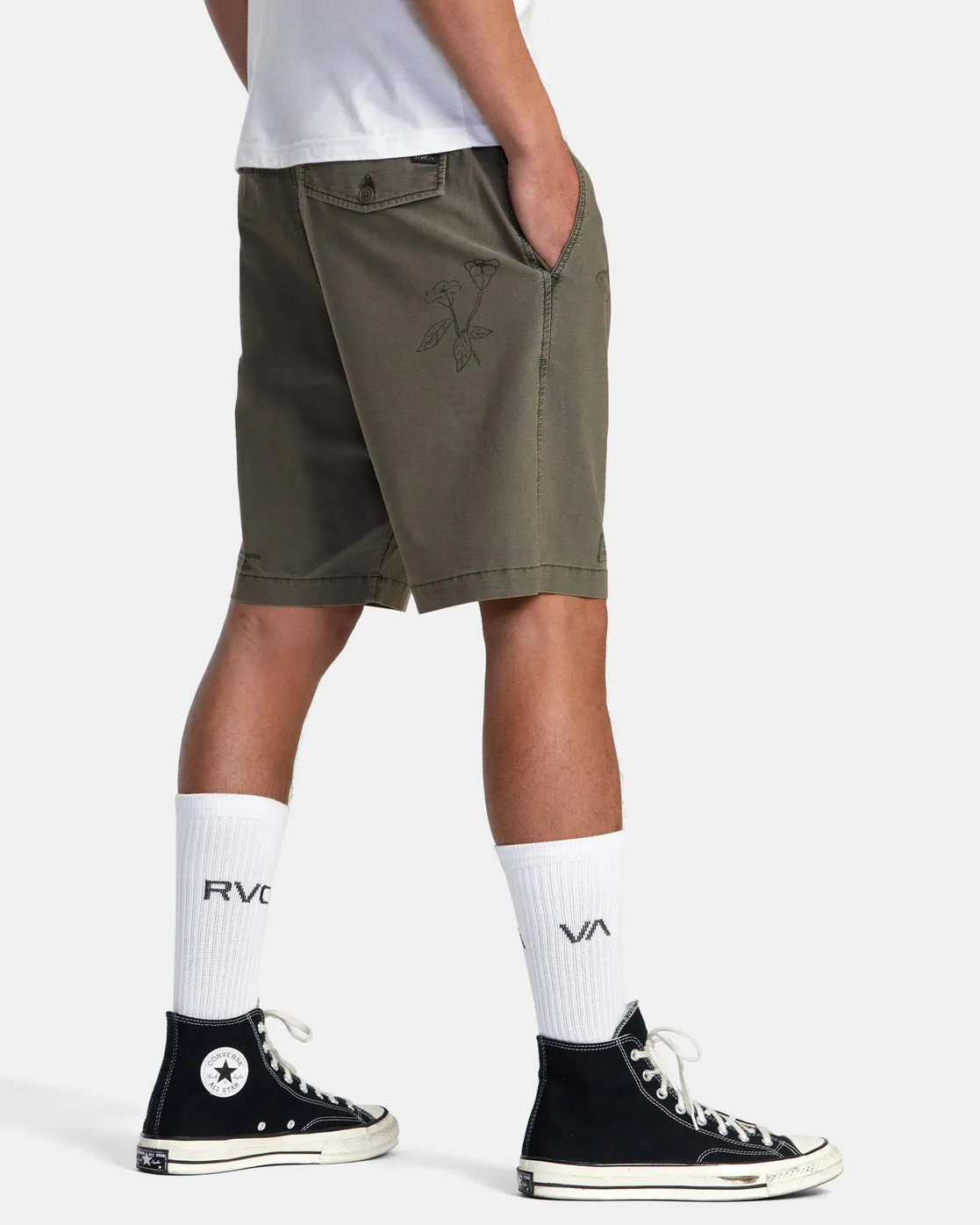 All Time Coastal Rinsed Hybrid 19 Shorts - Mushroom