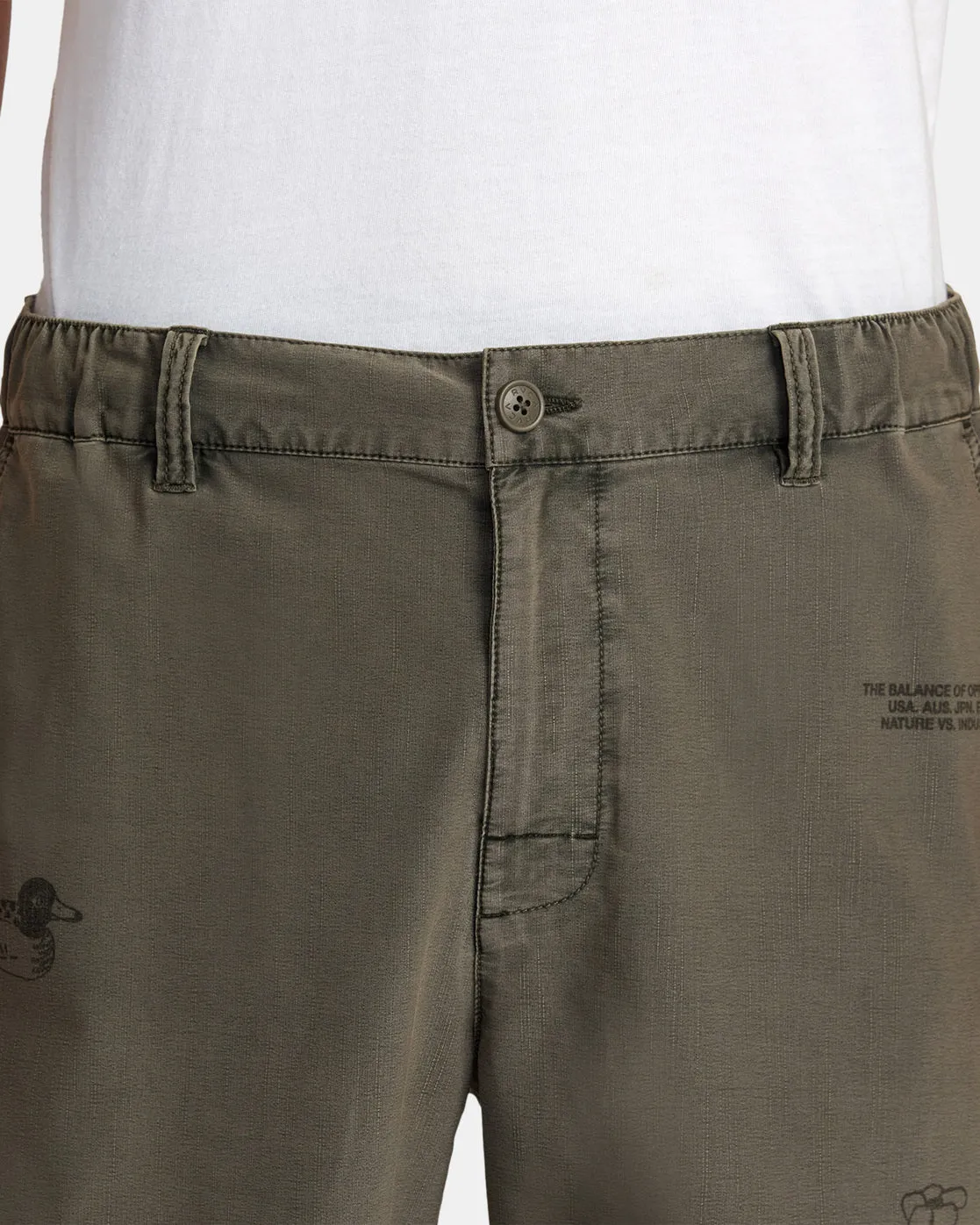 All Time Coastal Rinsed Hybrid 19 Shorts - Mushroom