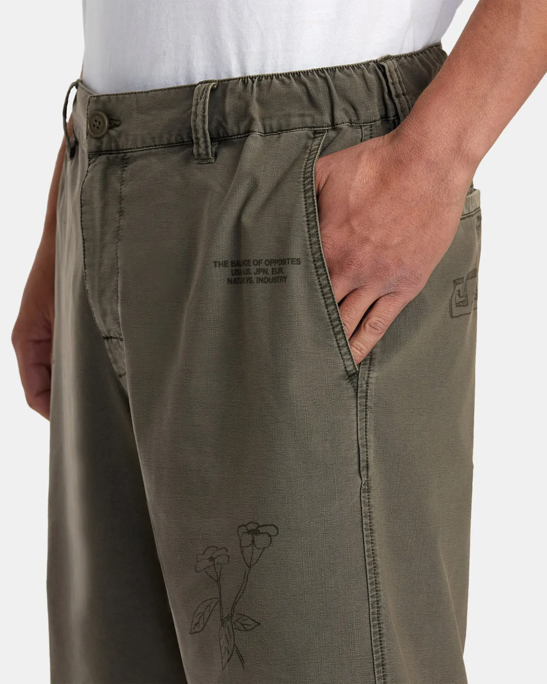 All Time Coastal Rinsed Hybrid 19 Shorts - Mushroom