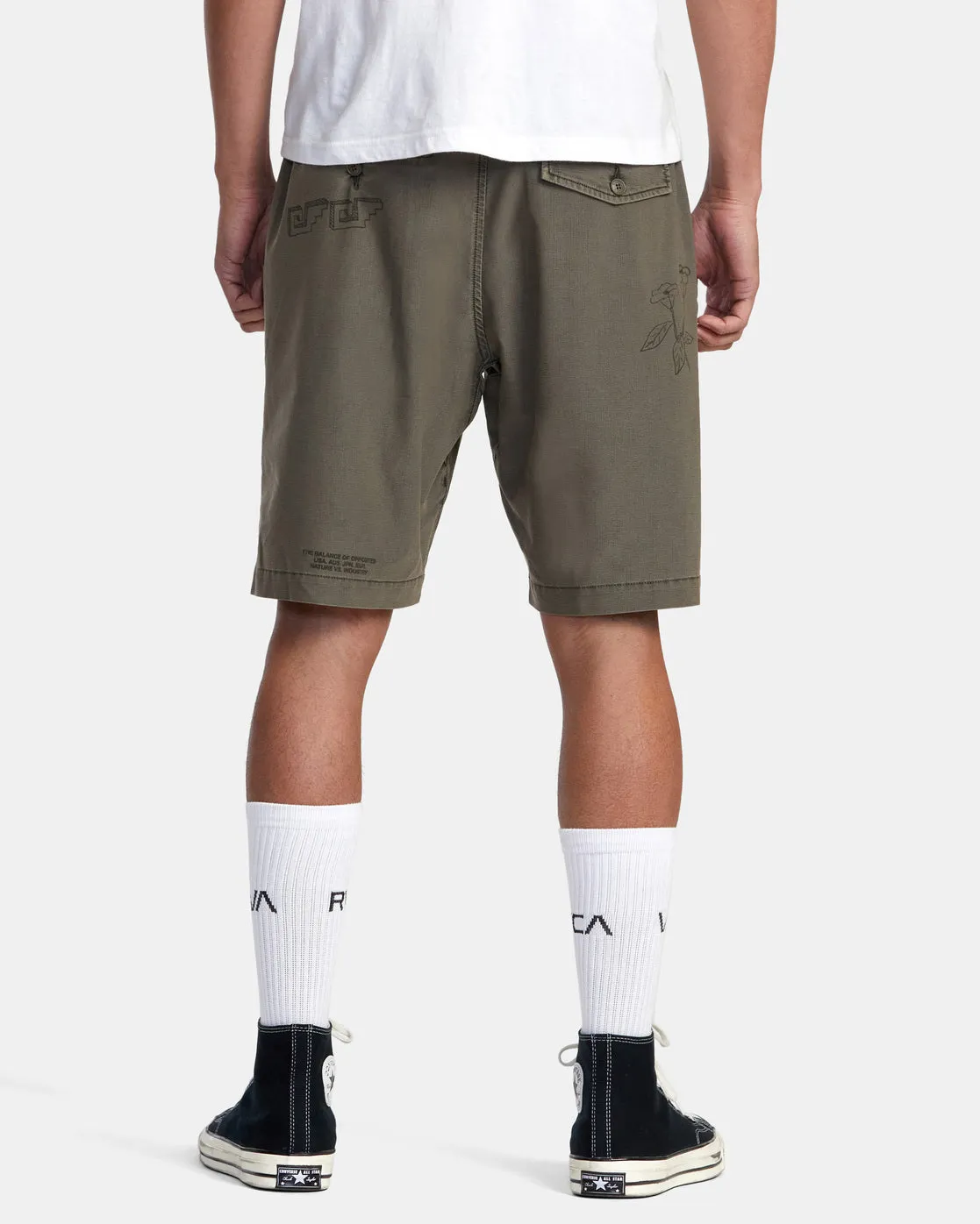 All Time Coastal Rinsed Hybrid 19 Shorts - Mushroom