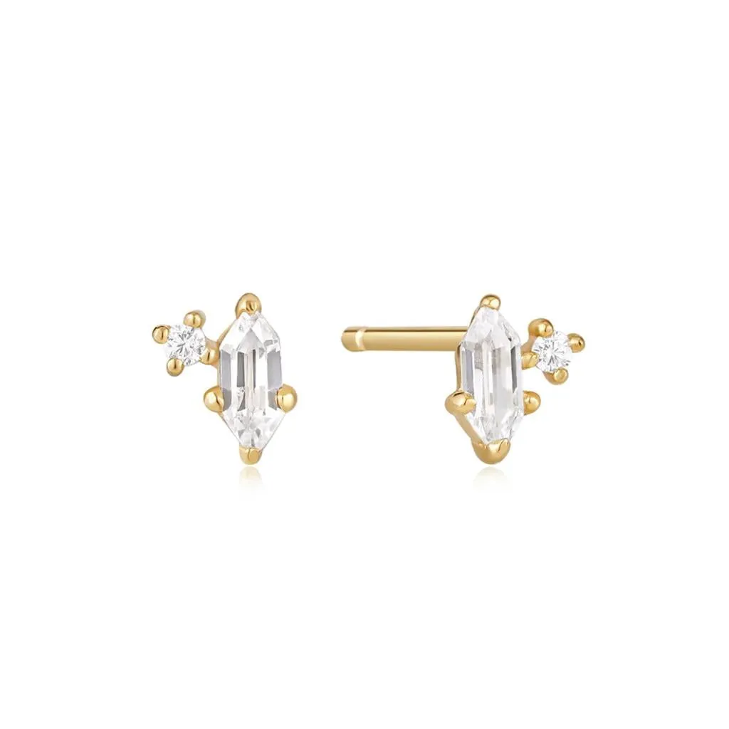 Ania Haie Sparkle Emblem Stud Earrings