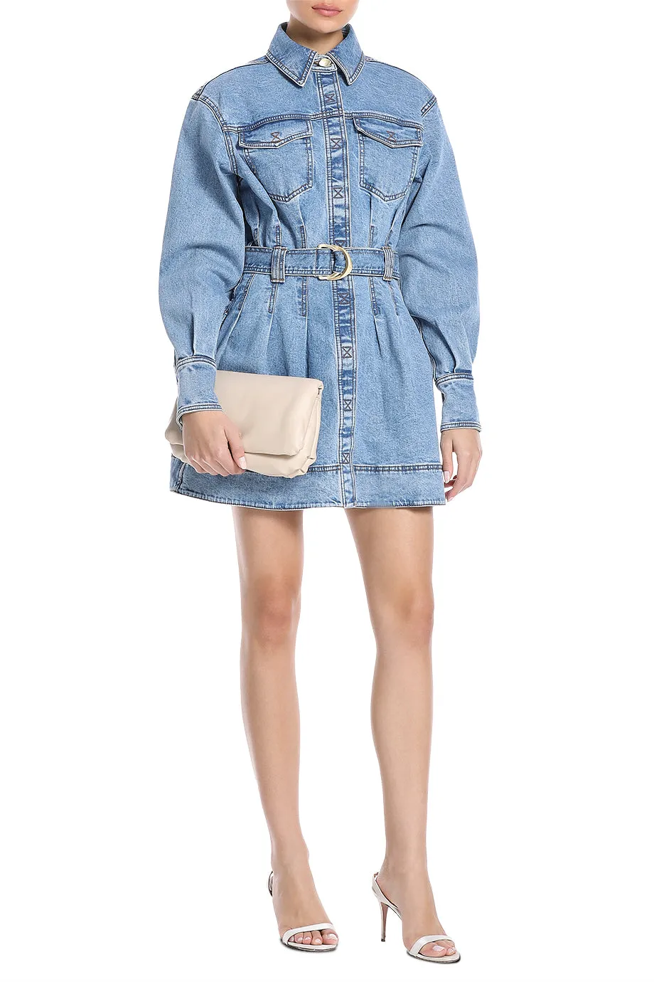 Aradia Classic Wash Denim Mini Dress