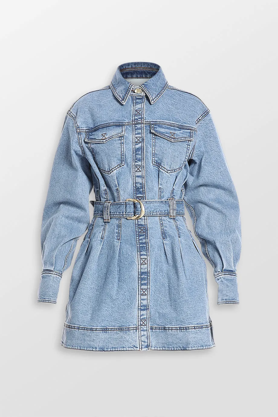 Aradia Classic Wash Denim Mini Dress