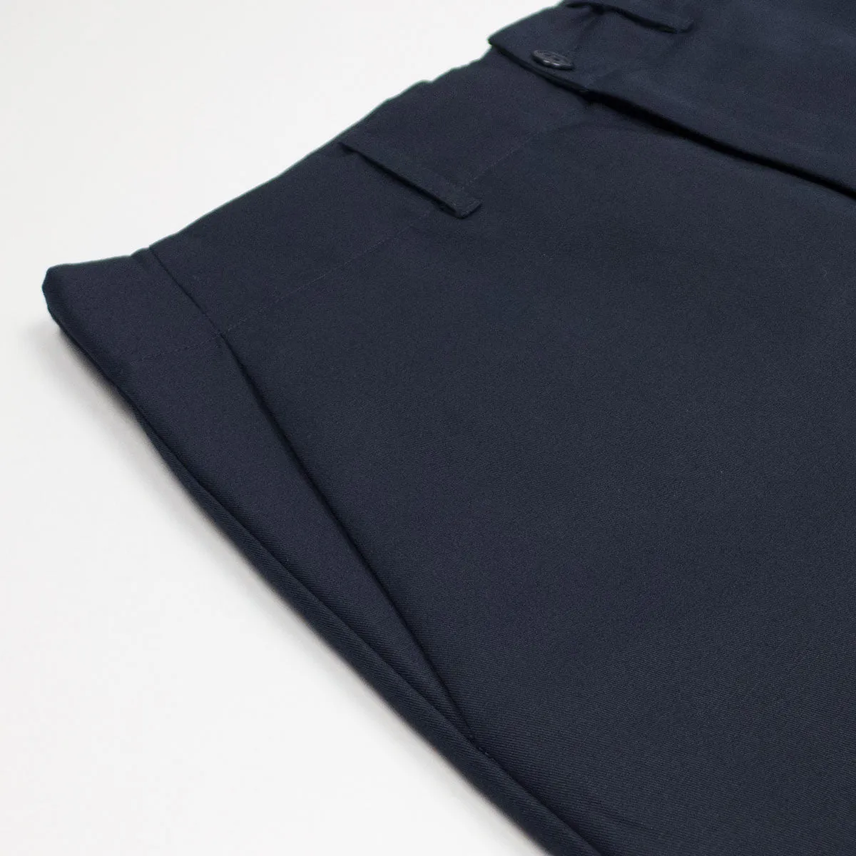 Arpenteur - Fox Cotton / Linen Gabardine Trousers - Midnight