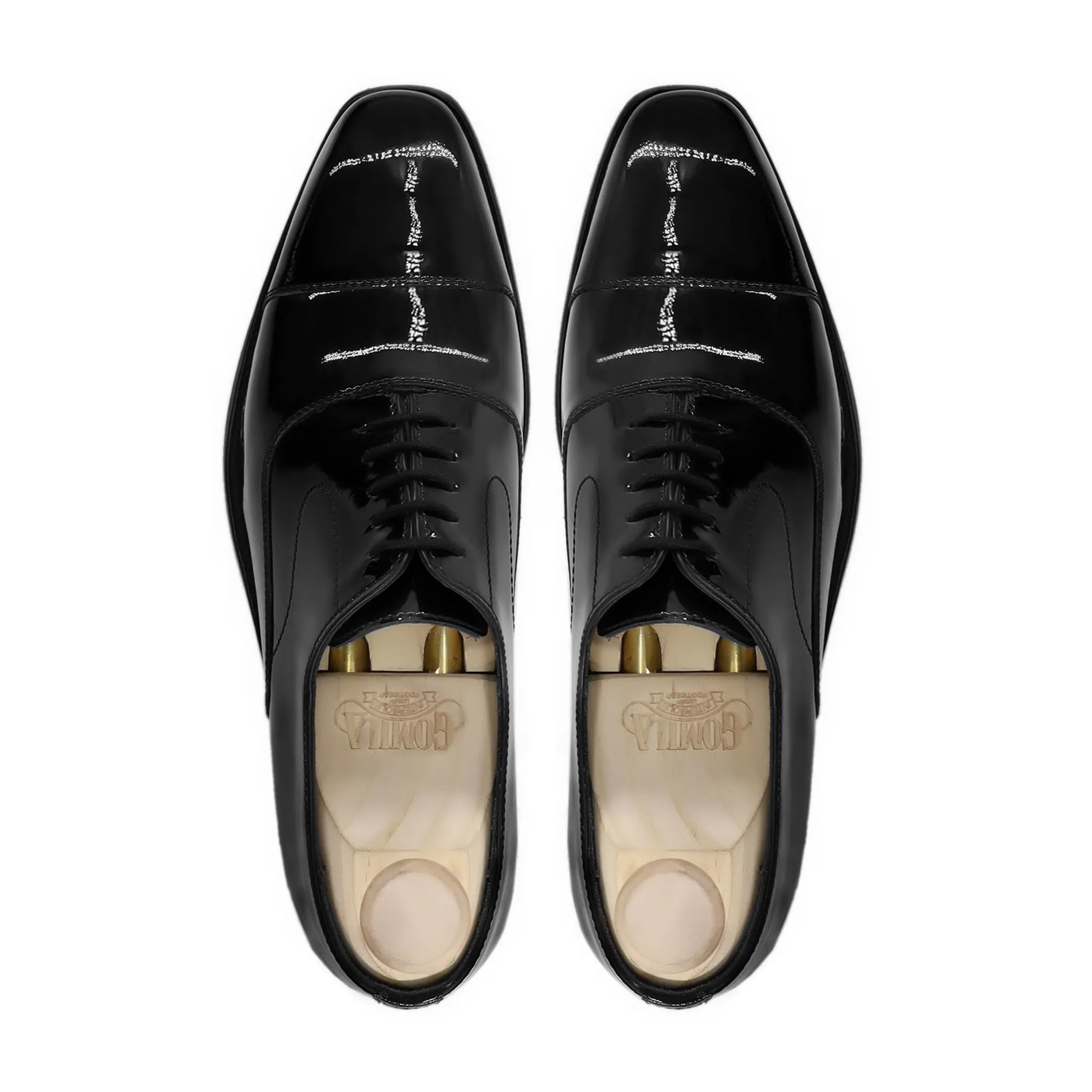 ARSHA - BLACK PATENT OXFORD