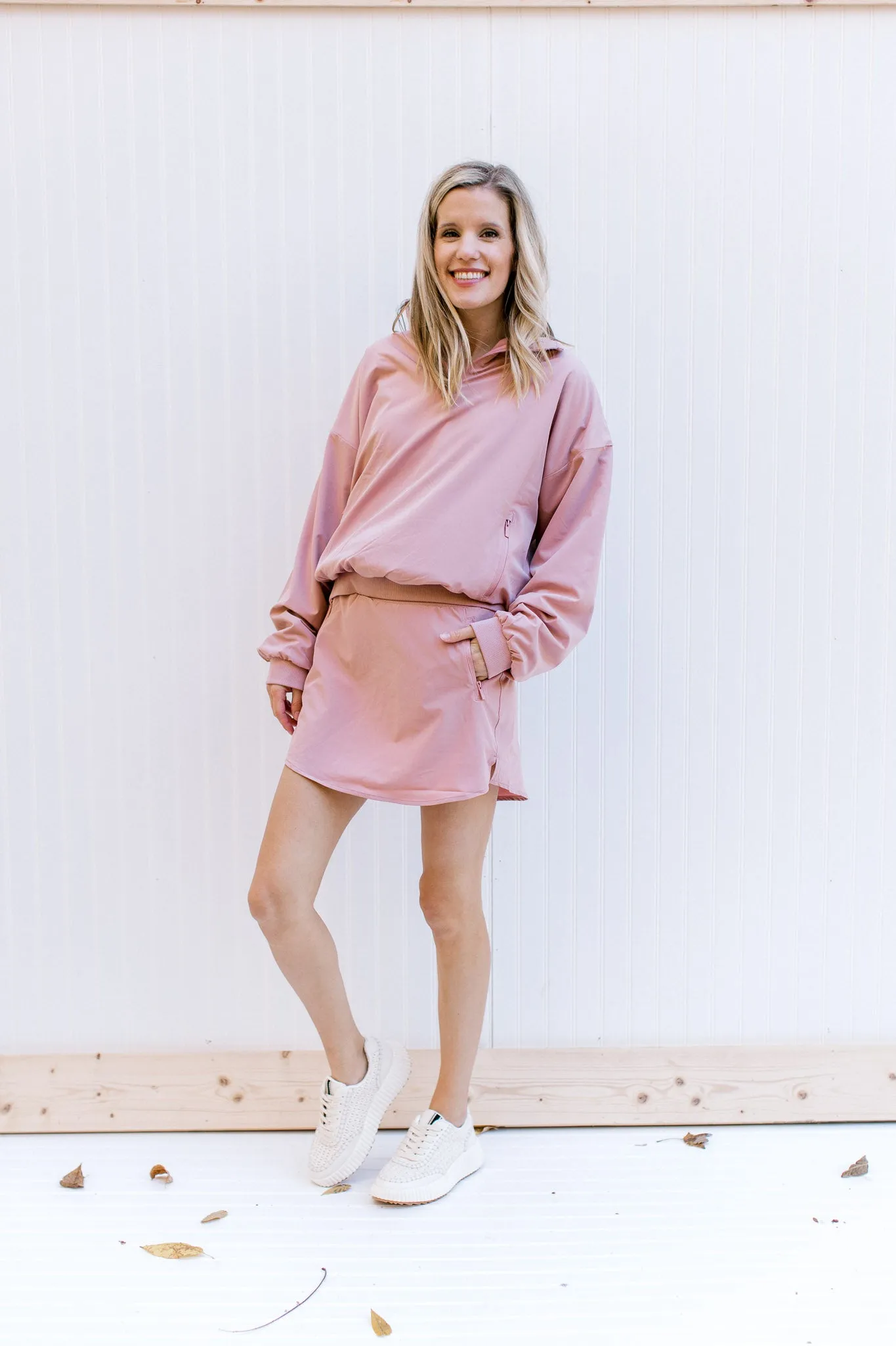 Athleisure Dusty Pink Skort