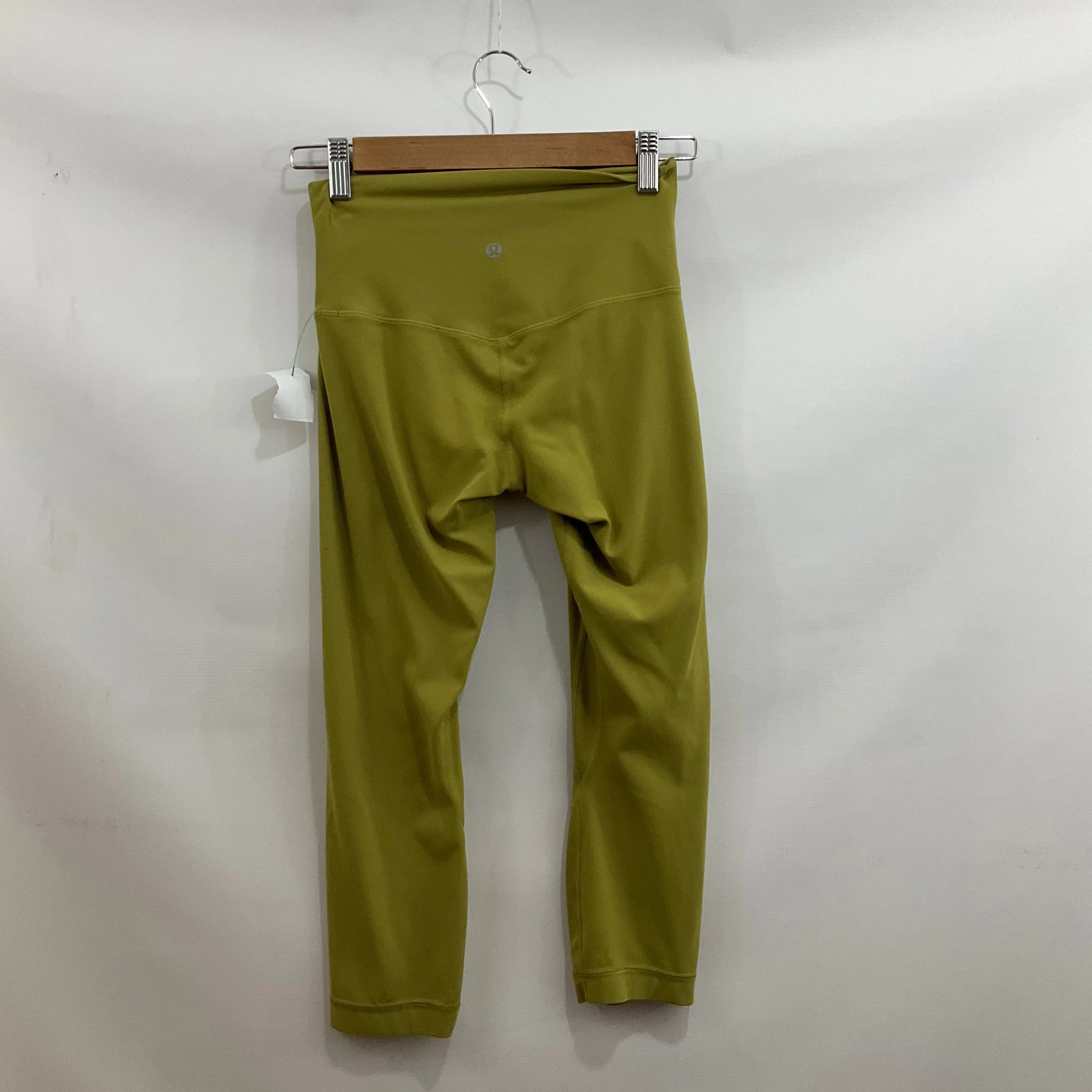 Athletic Leggings By Lululemon In Yellow, Size: 4