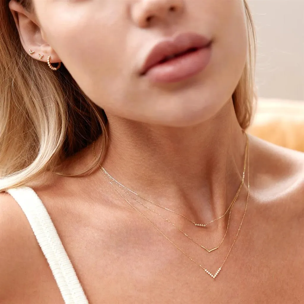 Aurelie Gi Laurel Wishbone Necklace