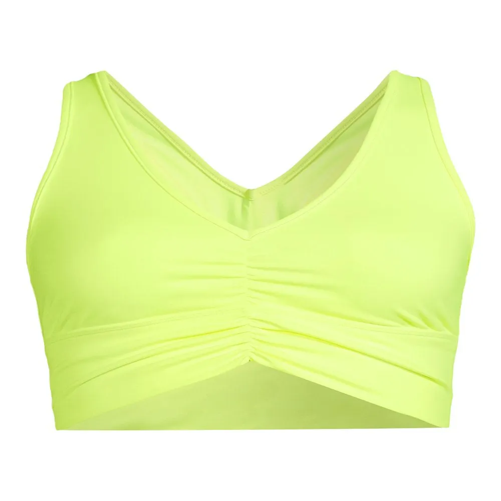 Avia Women' Ruched V-Neck Sports Bra