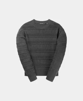 Black Rajih Knit Sweater