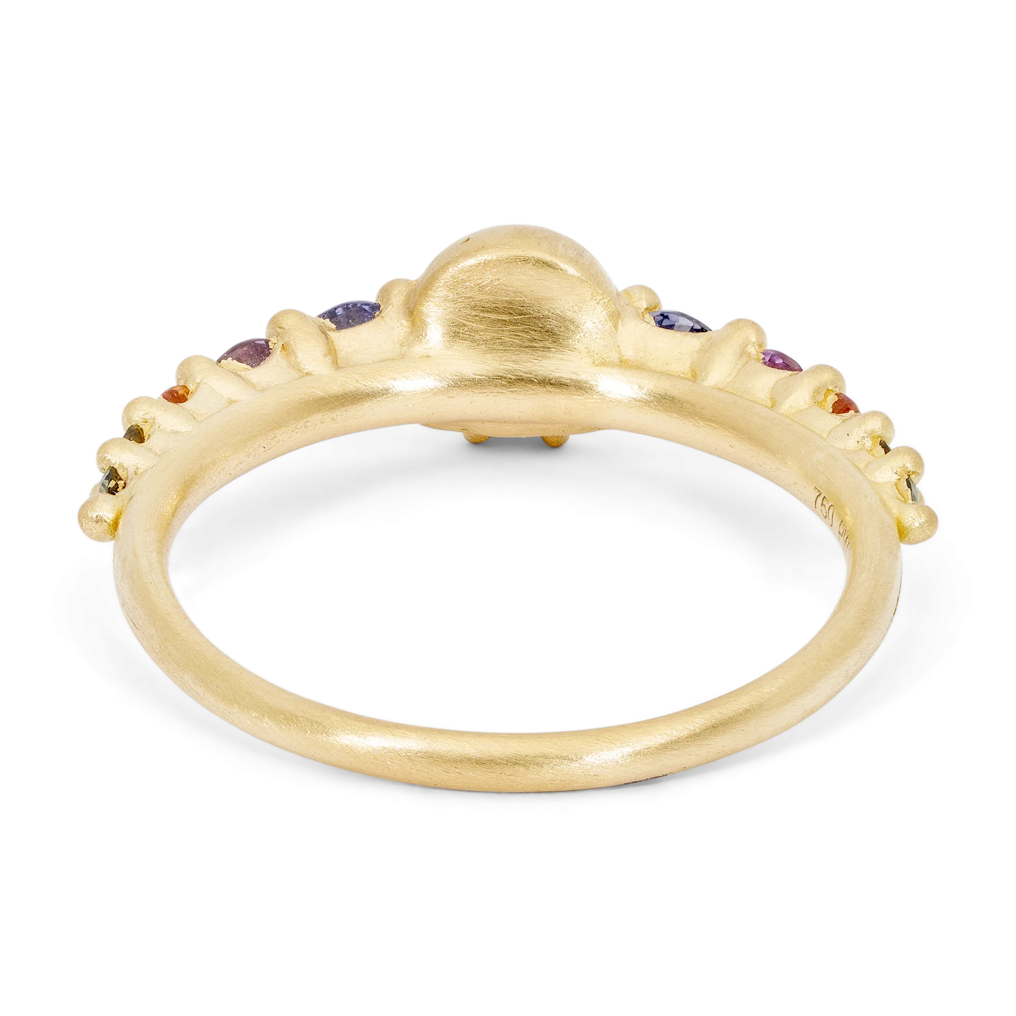 Blossom Crush Love Dusk Skull Ring - Made to Order