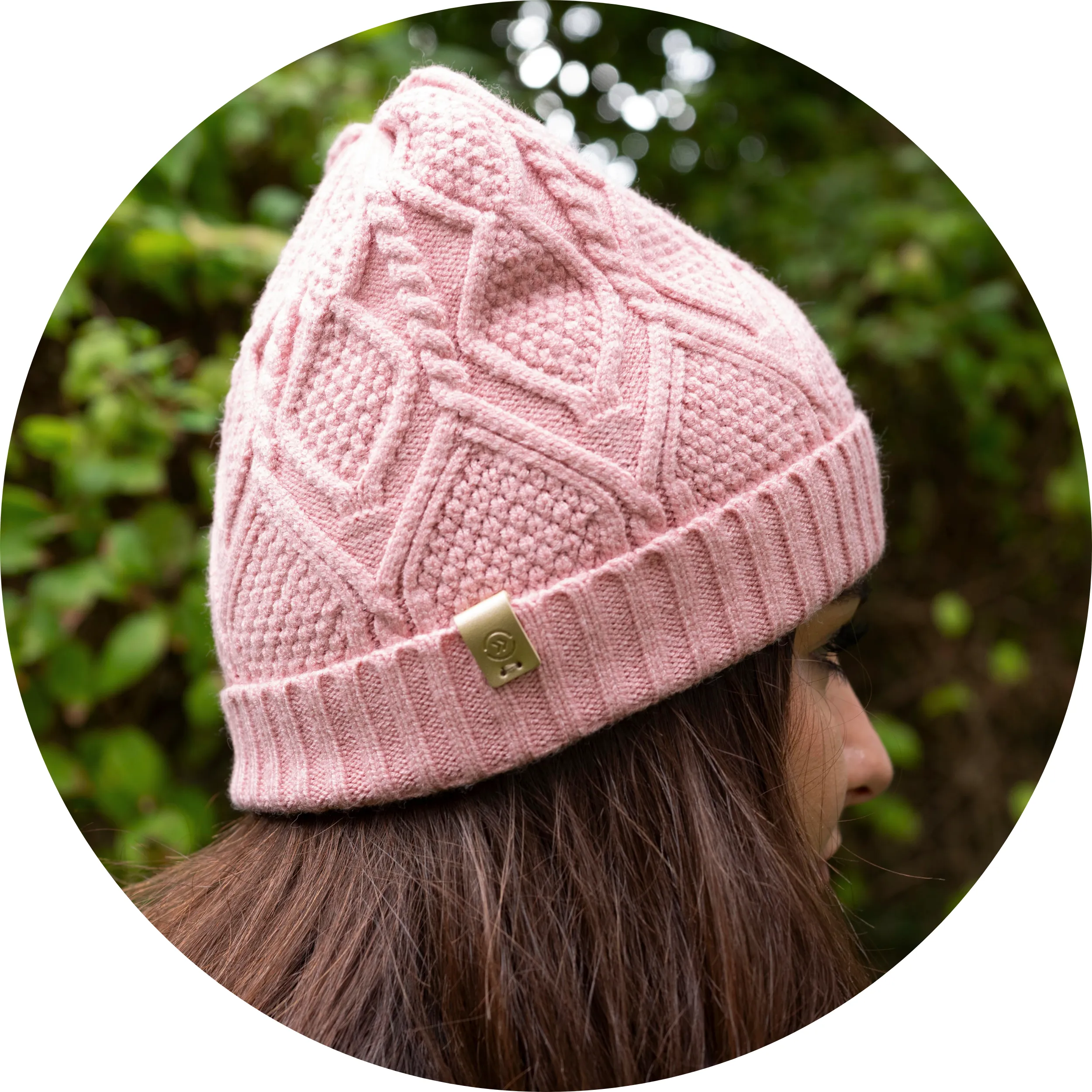 Bonnet Femme Maille Soft Touch Rose