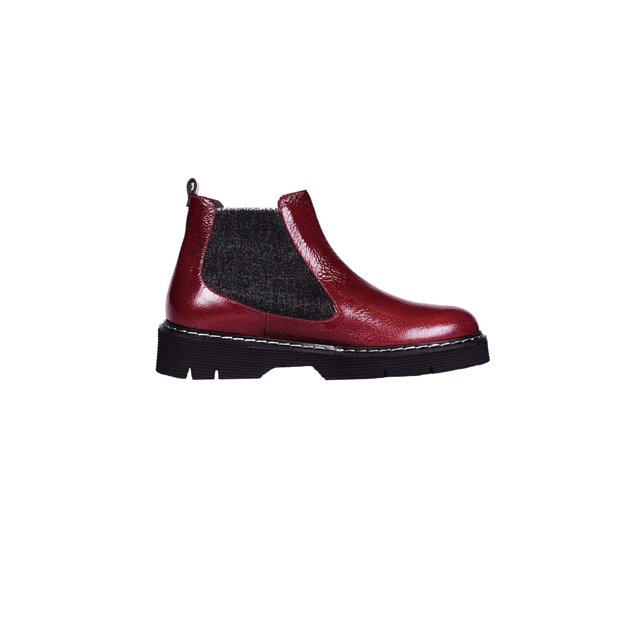 Bootie Reversibile Burgundy