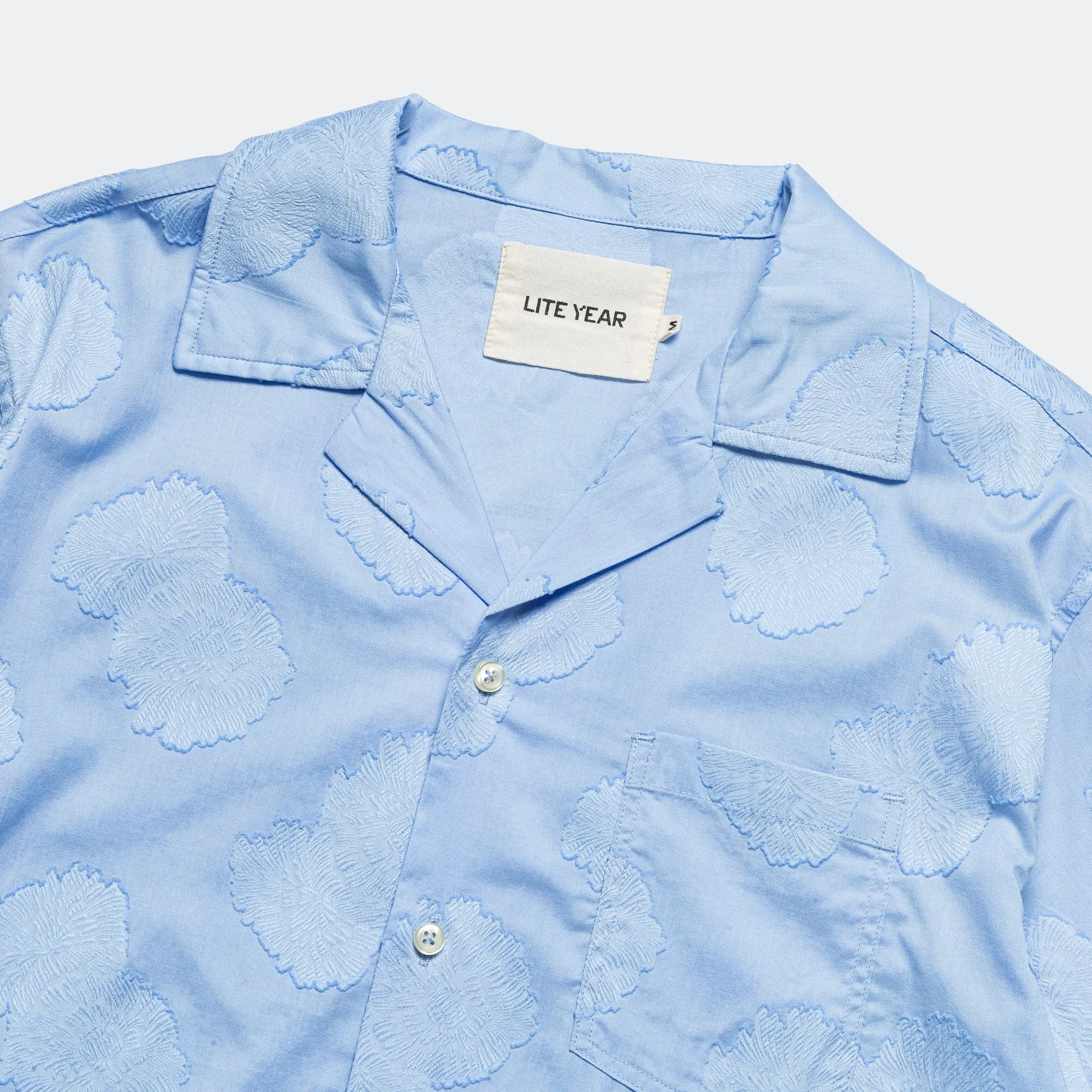 Camp Collar SS Shirt - Blue