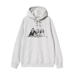 Carhartt WIP Hooded Pepe Friends Sweat Ash Heather/Black