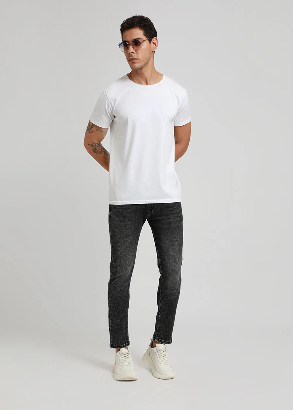 Charcoal Black Slim Fit Jeans