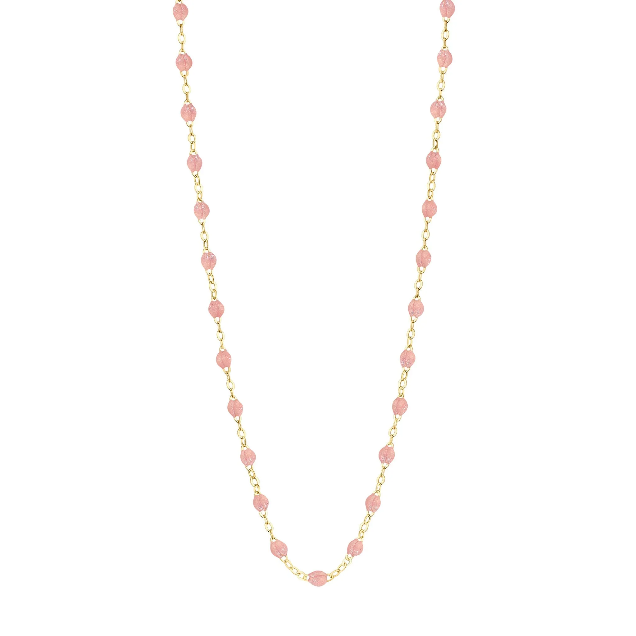 Classic Gigi Blush necklace, Yellow Gold, 16.5"