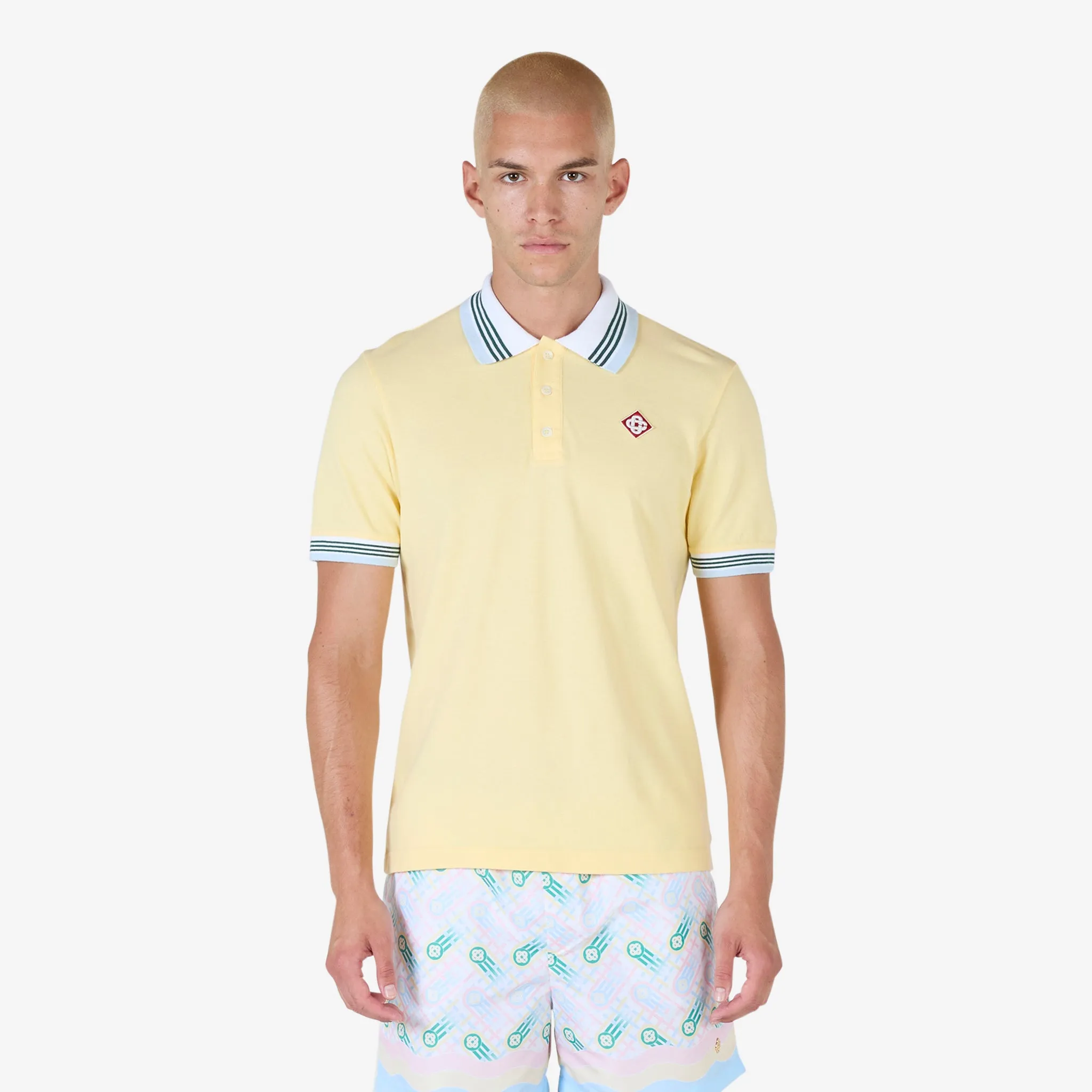 Classic Pique Polo Pale Yellow