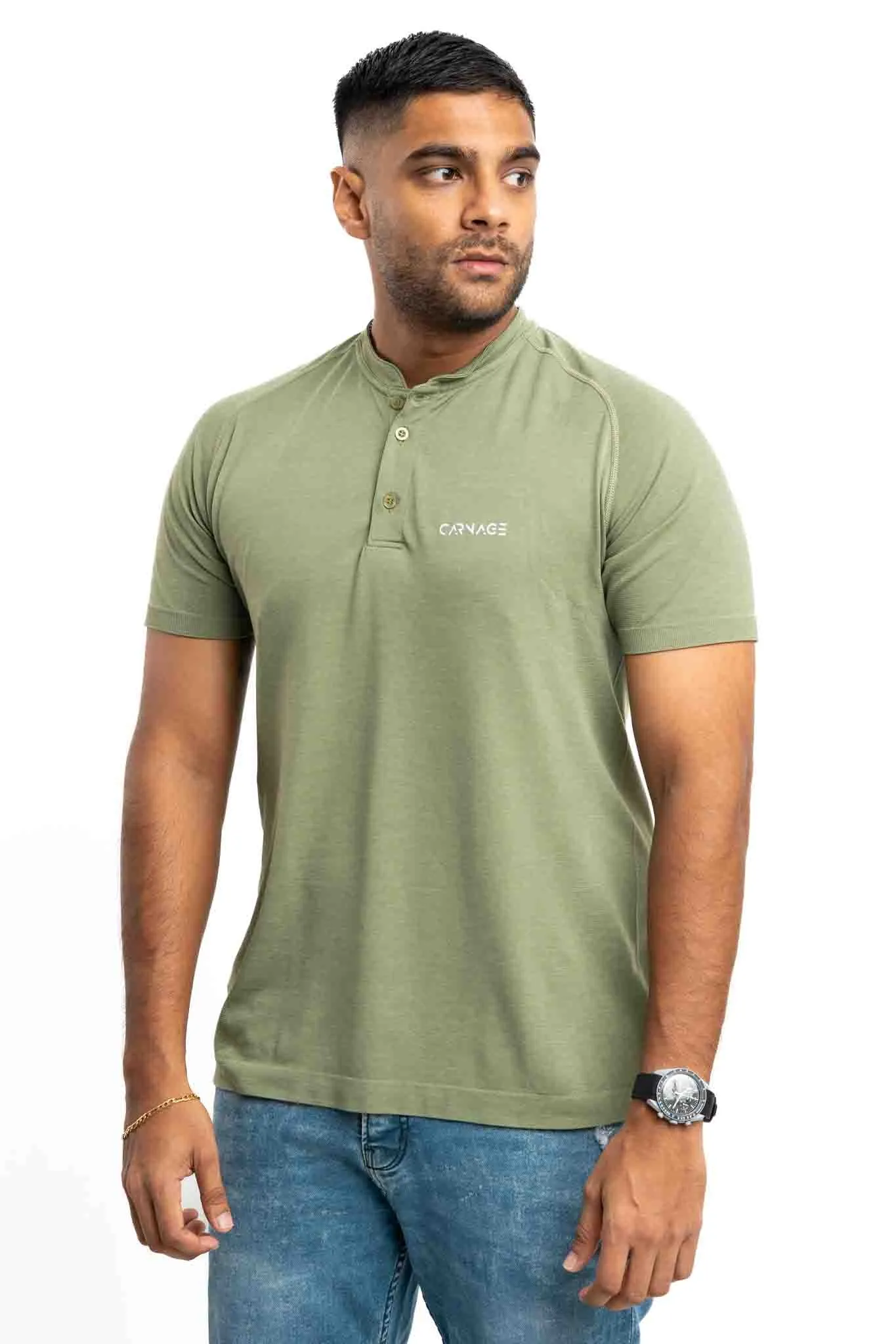 Classic Seamless Henly polo Tee