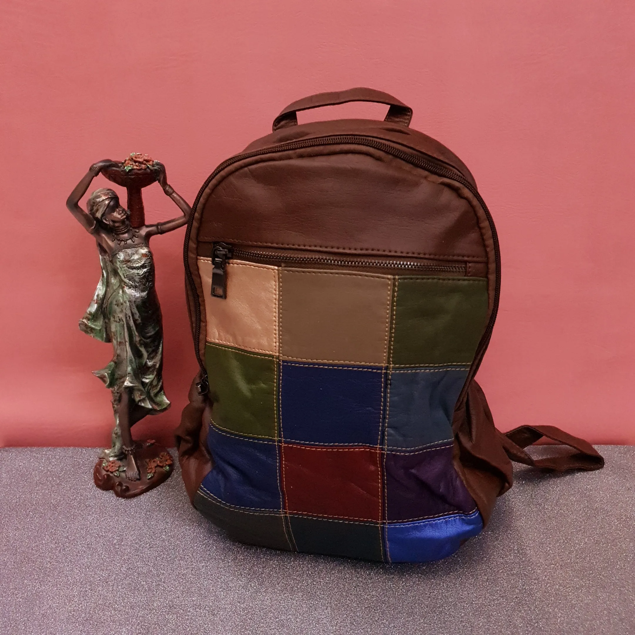 Colorful Leather Bagpacks  19006