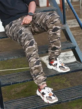 Cotton Army Printed Jogger For Men