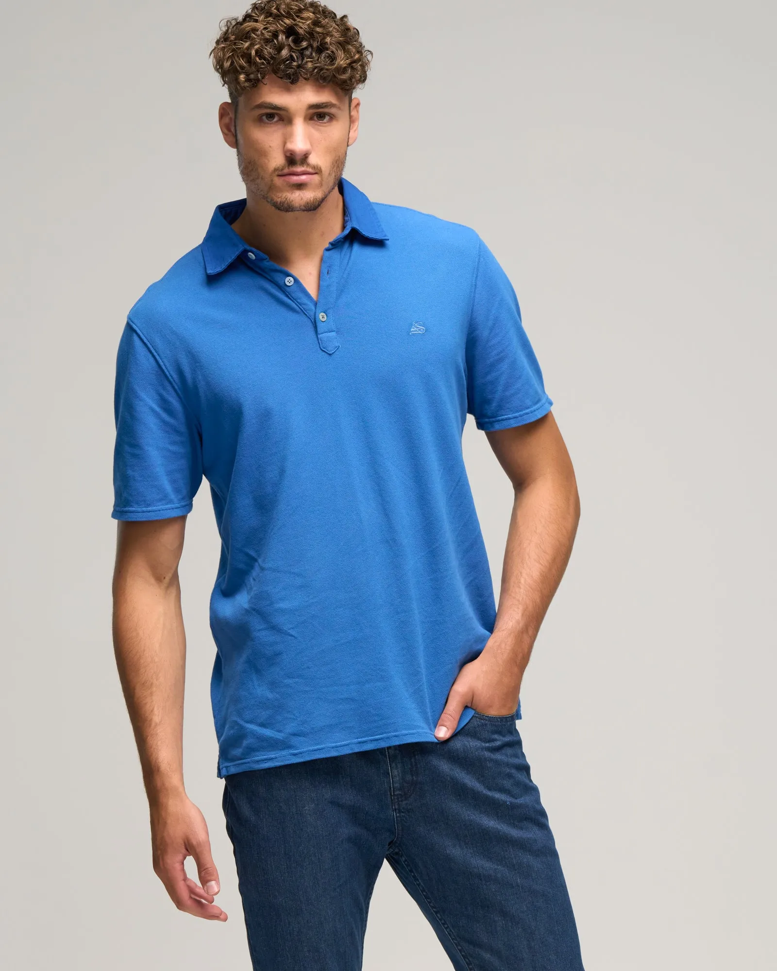 COTTON G/D AORAKI SS POLO