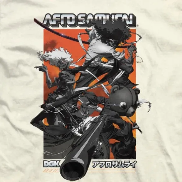 DGK X AFRO SAMURAI Collage Graphic T-shirt