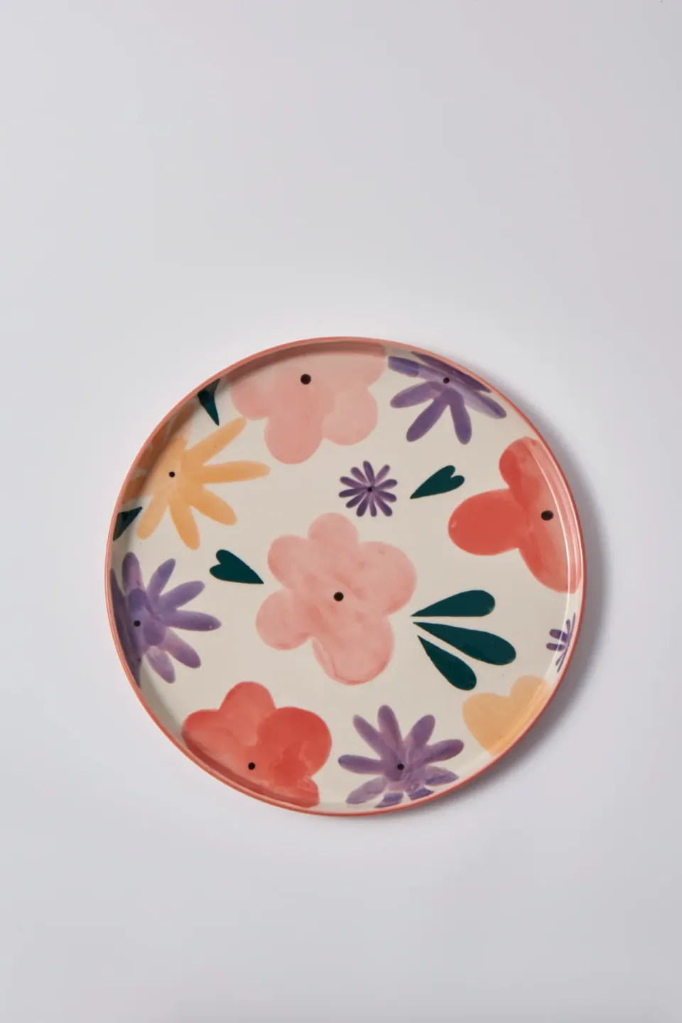 Ditsy Platter, Pink