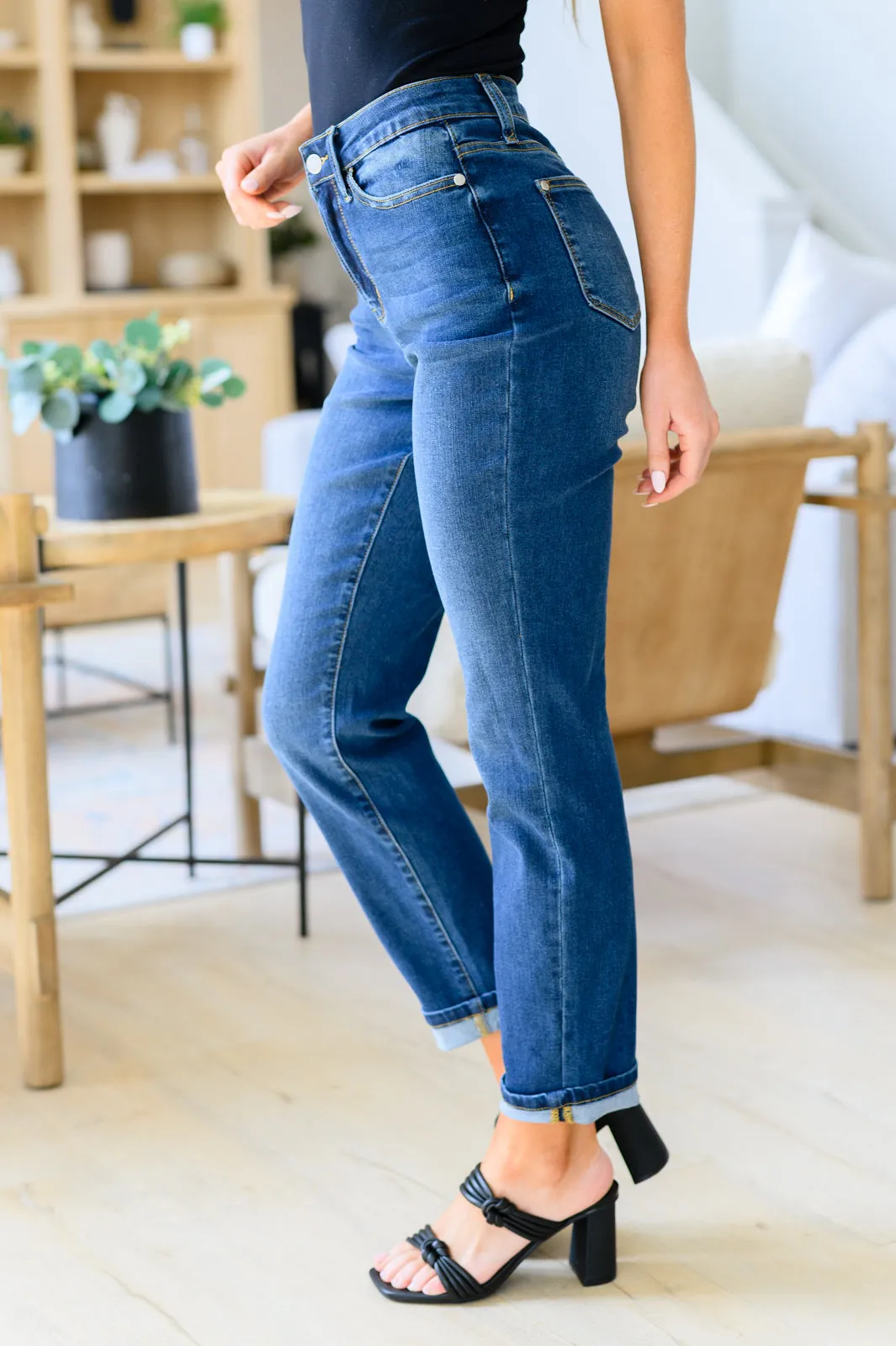 Downtown High Rise Boyfriend Jeans