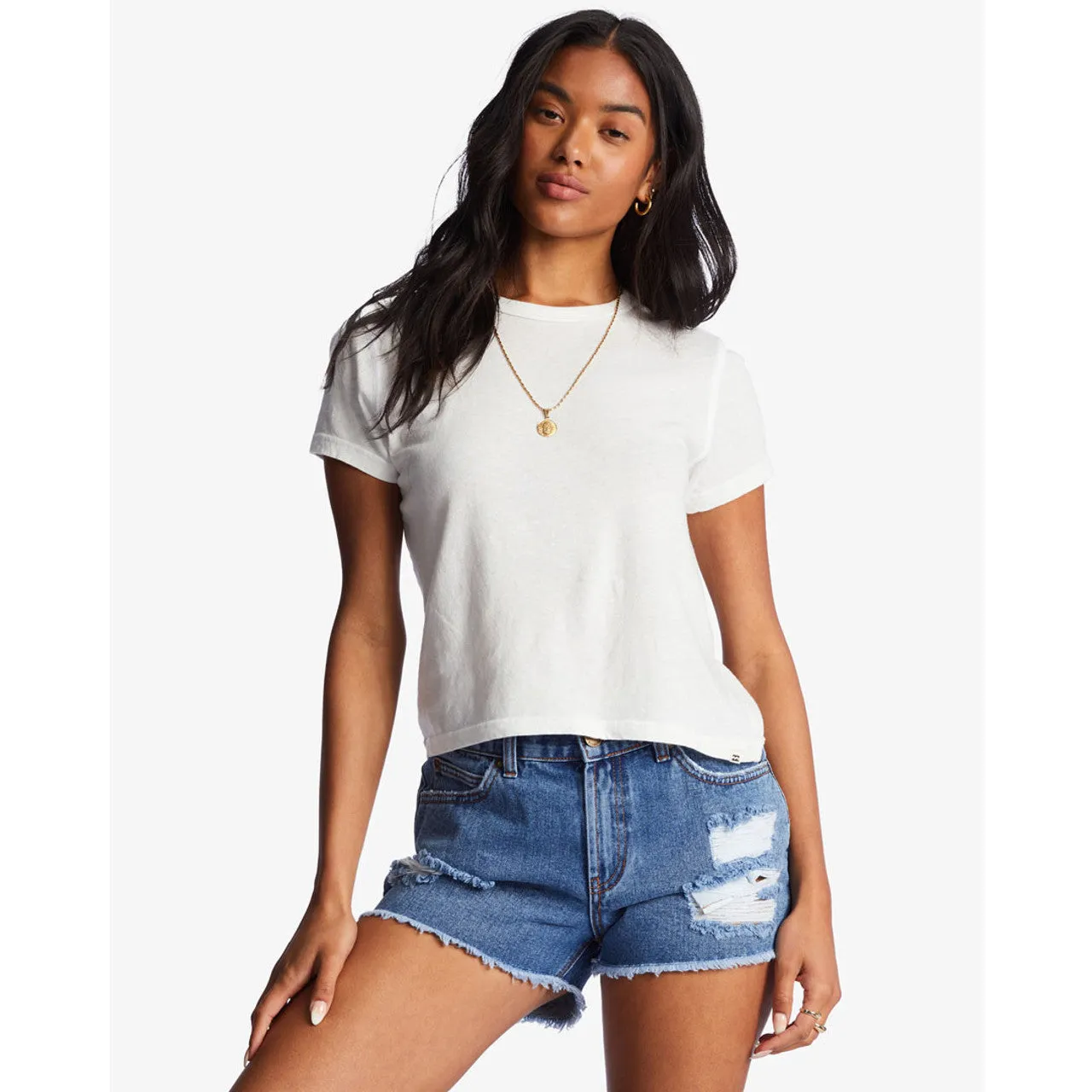 Drift Away Frayed Denim Shorts | 4 Colors