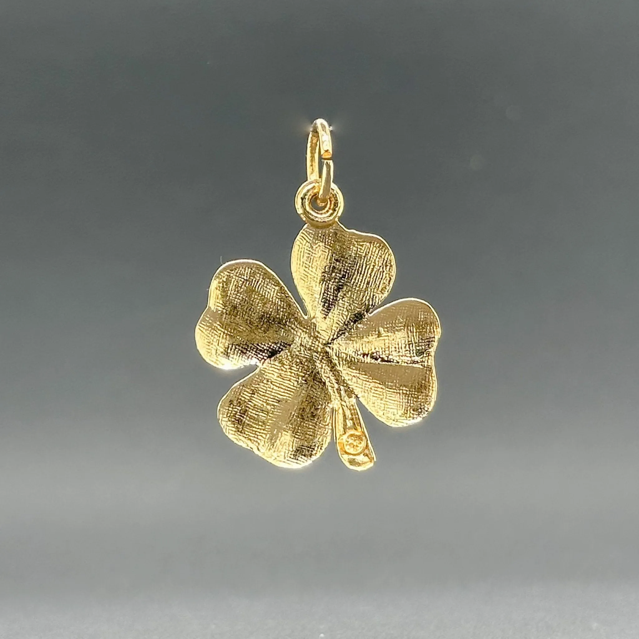 Estate 14K Y Gold 4 Leaf Clover Charm