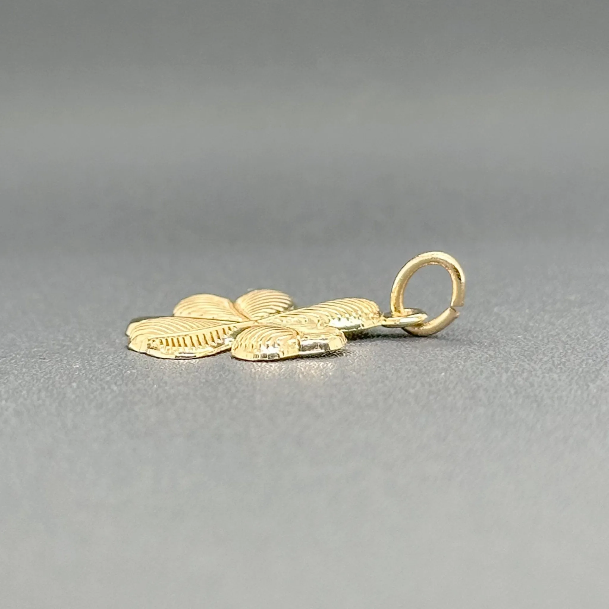 Estate 14K Y Gold 4 Leaf Clover Charm