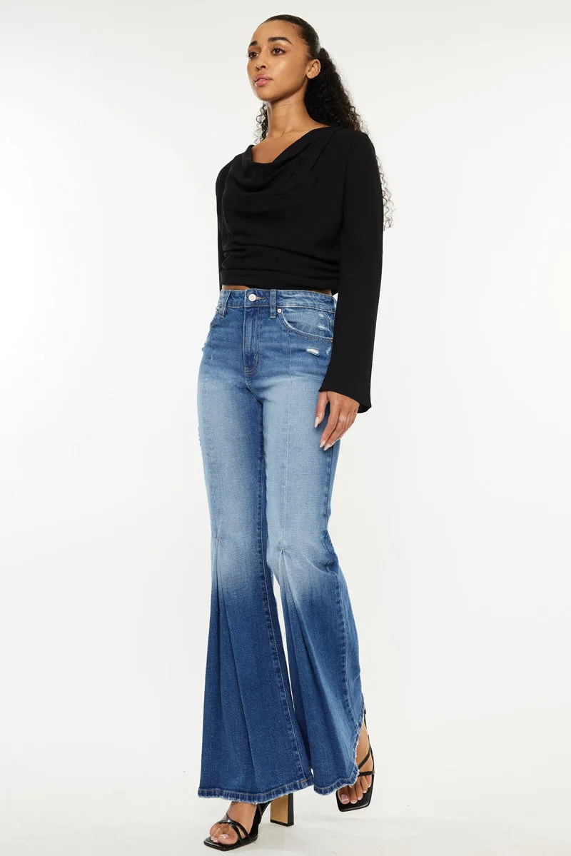 Evangeline High Rise Flare Jeans