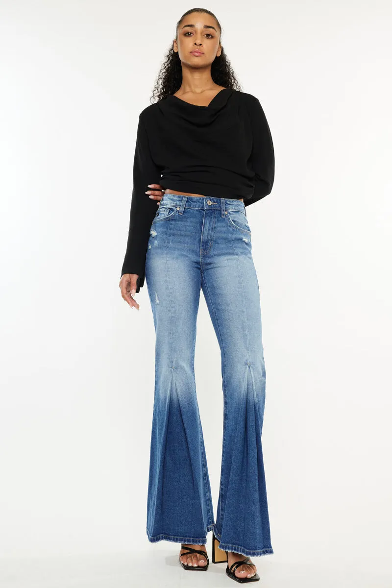 Evangeline High Rise Flare Jeans